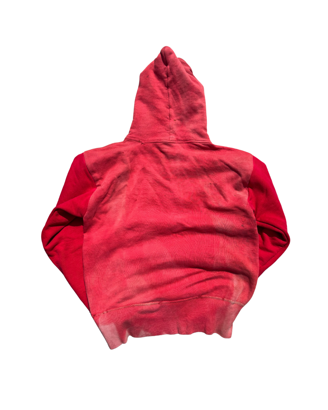 Faded 1950's Two Tone Red Hoodie