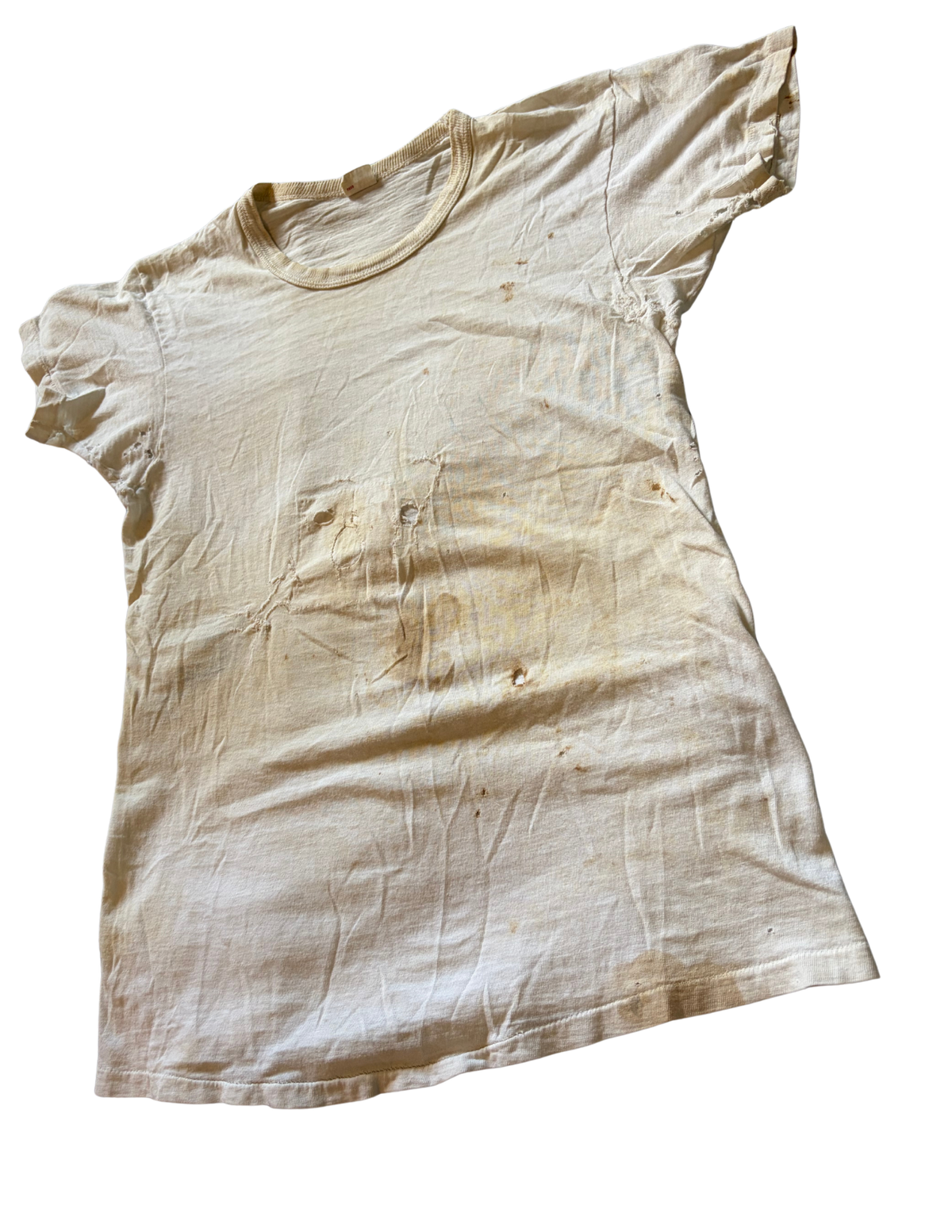 Heavily Distressed & Repaired 50's T Shirt