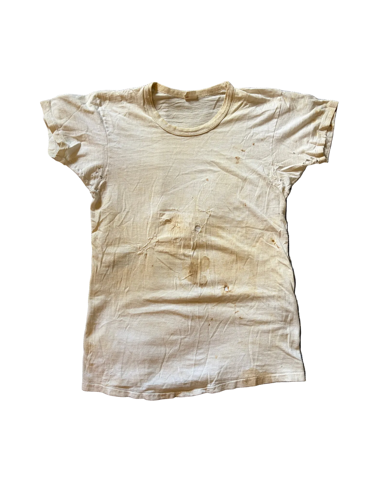 Heavily Distressed & Repaired 50's T Shirt