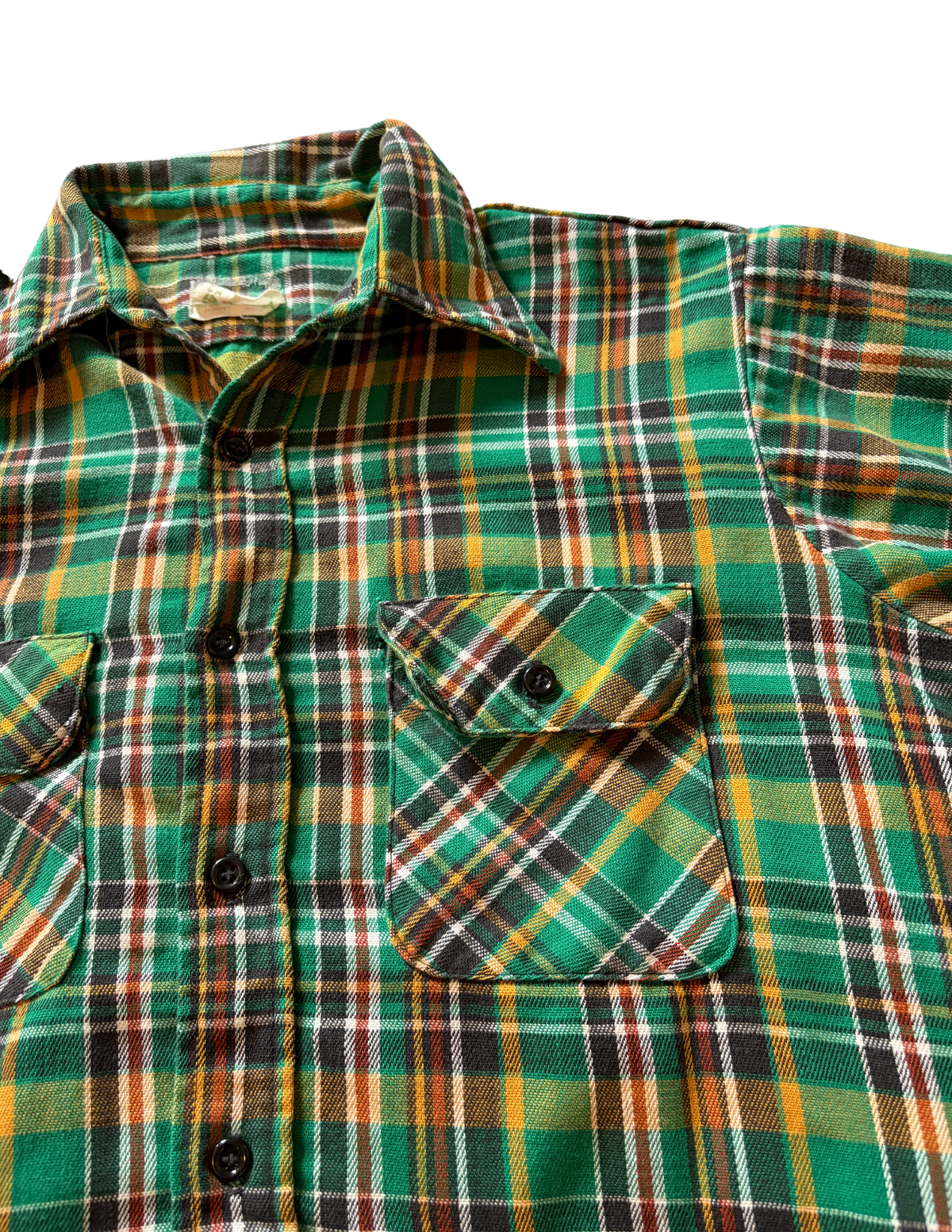 1960's 5 Brothers Woven Cotton Flannel