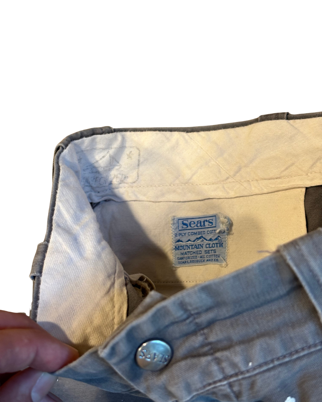 1950's Sears Mountain Cloth Work Pants