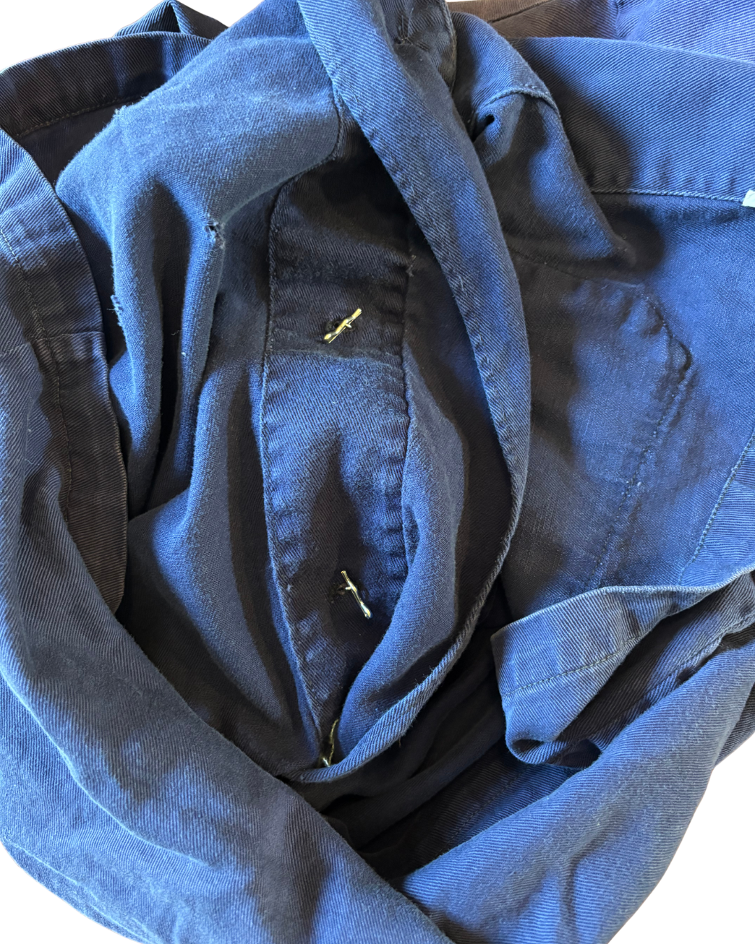 1940's 50's Blue Change Button Chore Coat