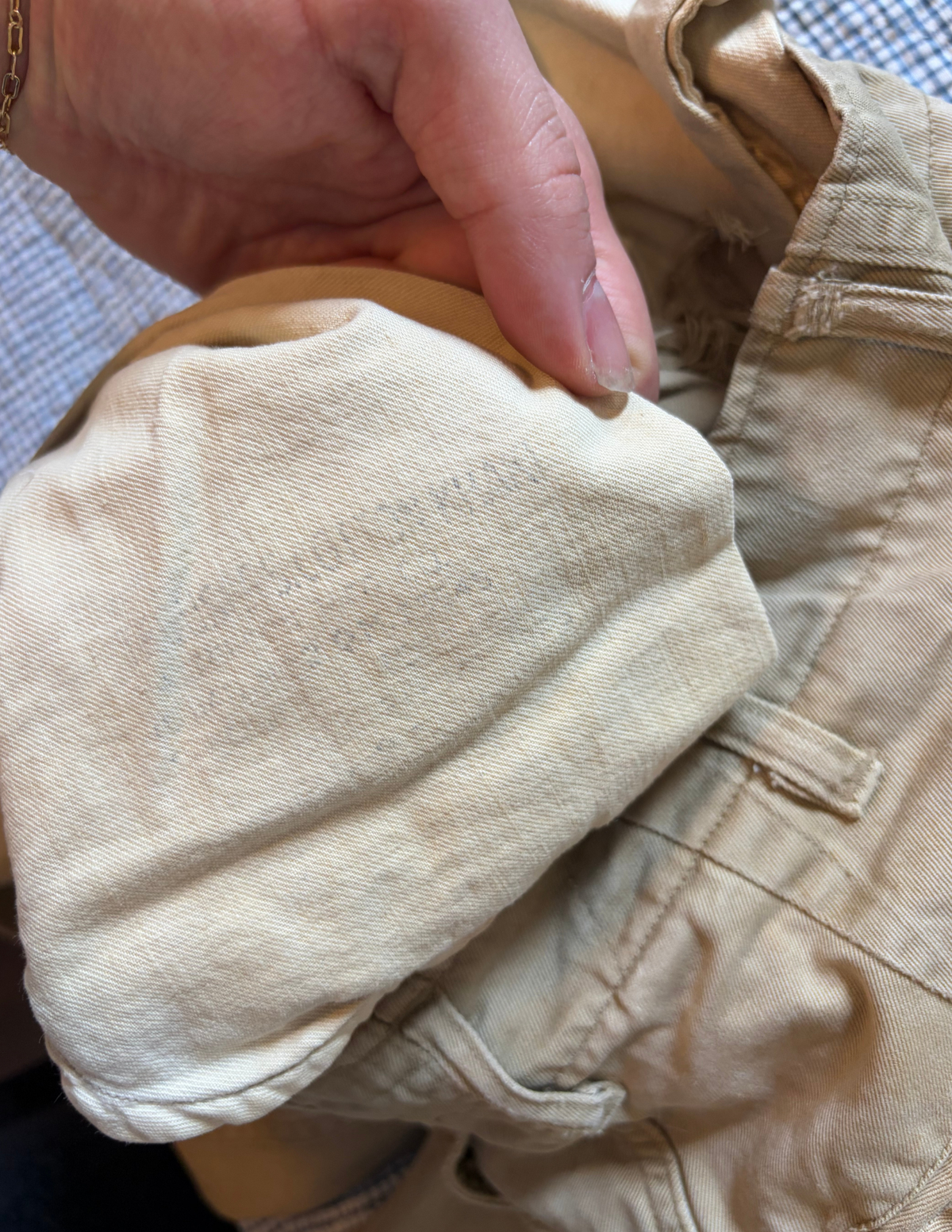 Distressed 1940's US Army Chinos