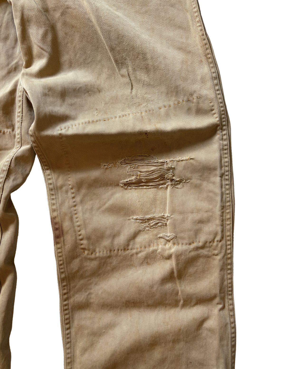 Distressed 1940's US Army Chinos