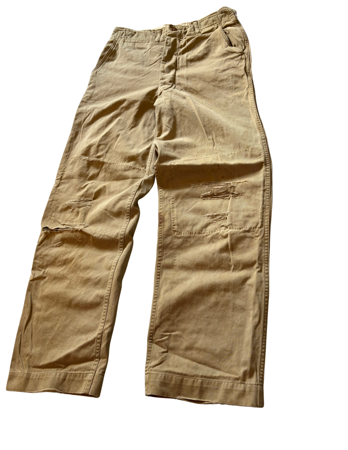 Distressed 1940's US Army Chinos