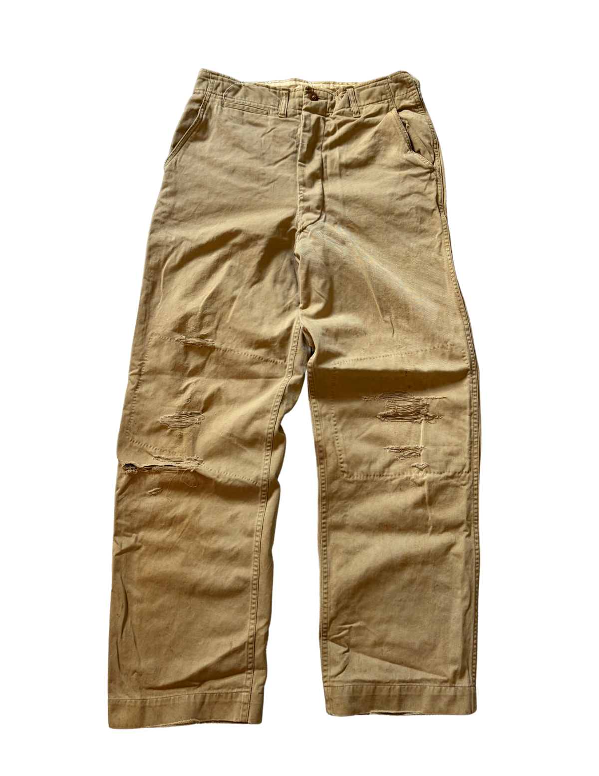 Distressed 1940's US Army Chinos