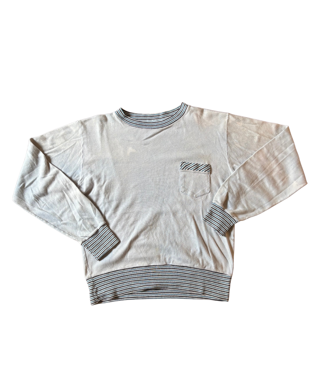 1960's Cotton Long Sleeve Pocket Sweat/Tee