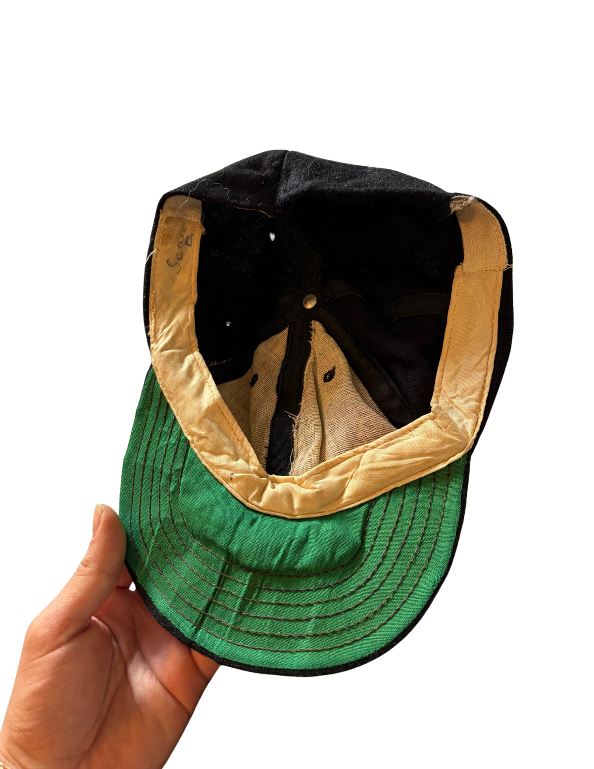 1940's Wool Baseball Cap with "Y" Applique