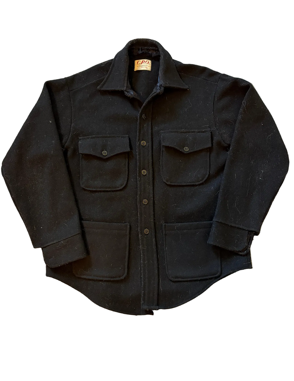 1940's CPO Black Wool Chore Coat