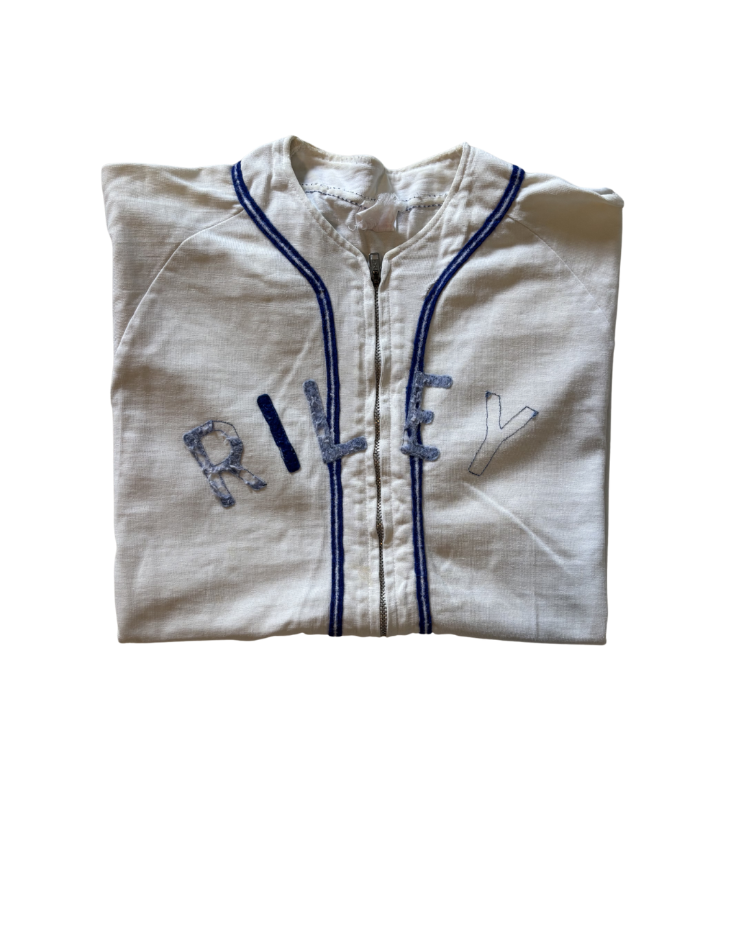 1950's Zip Up Baseball Jersey "Riley"
