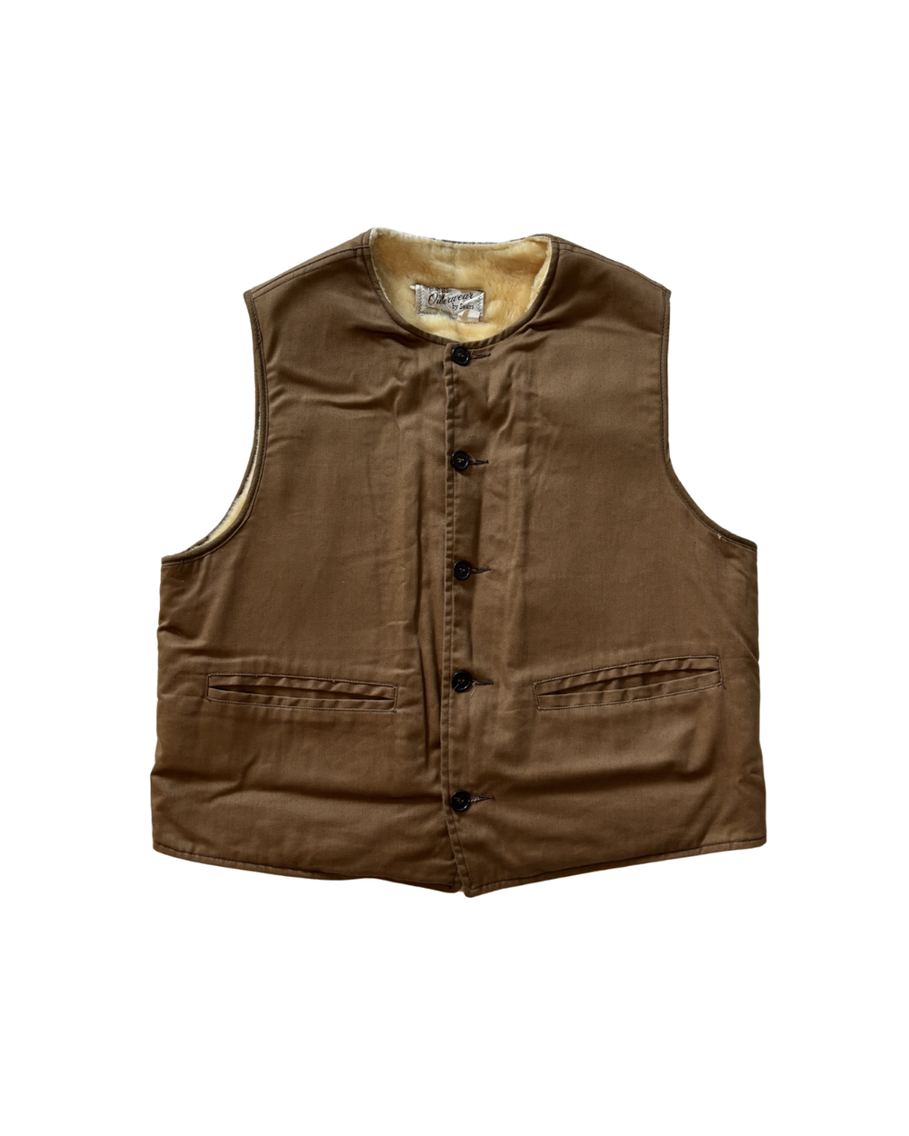 1950's Hercules Shearling Lined Vest