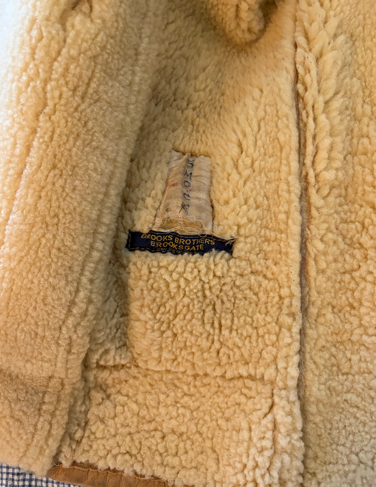 Brooks Brother's Shearling Coat