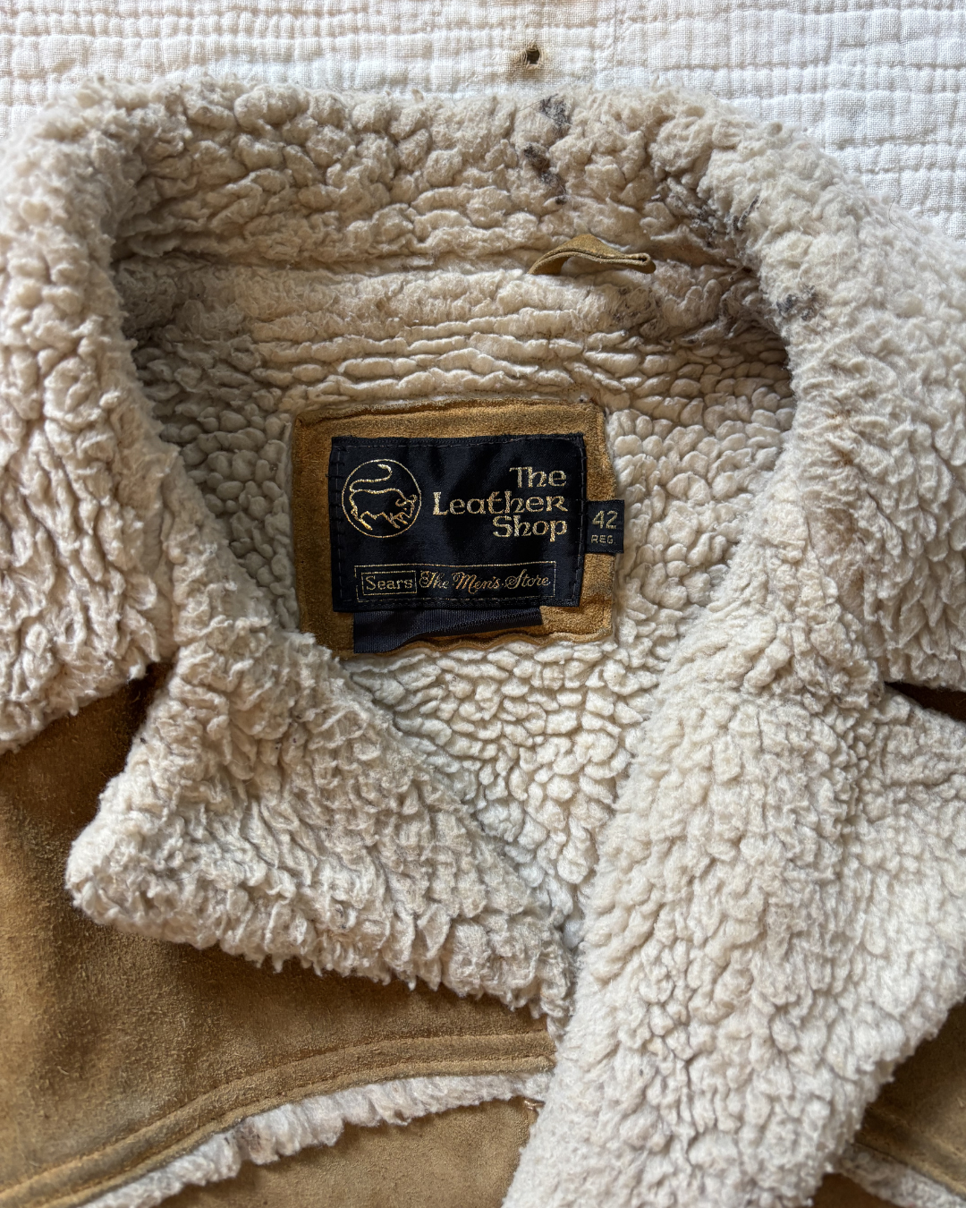 Sears Western Shearling Suede Jacket