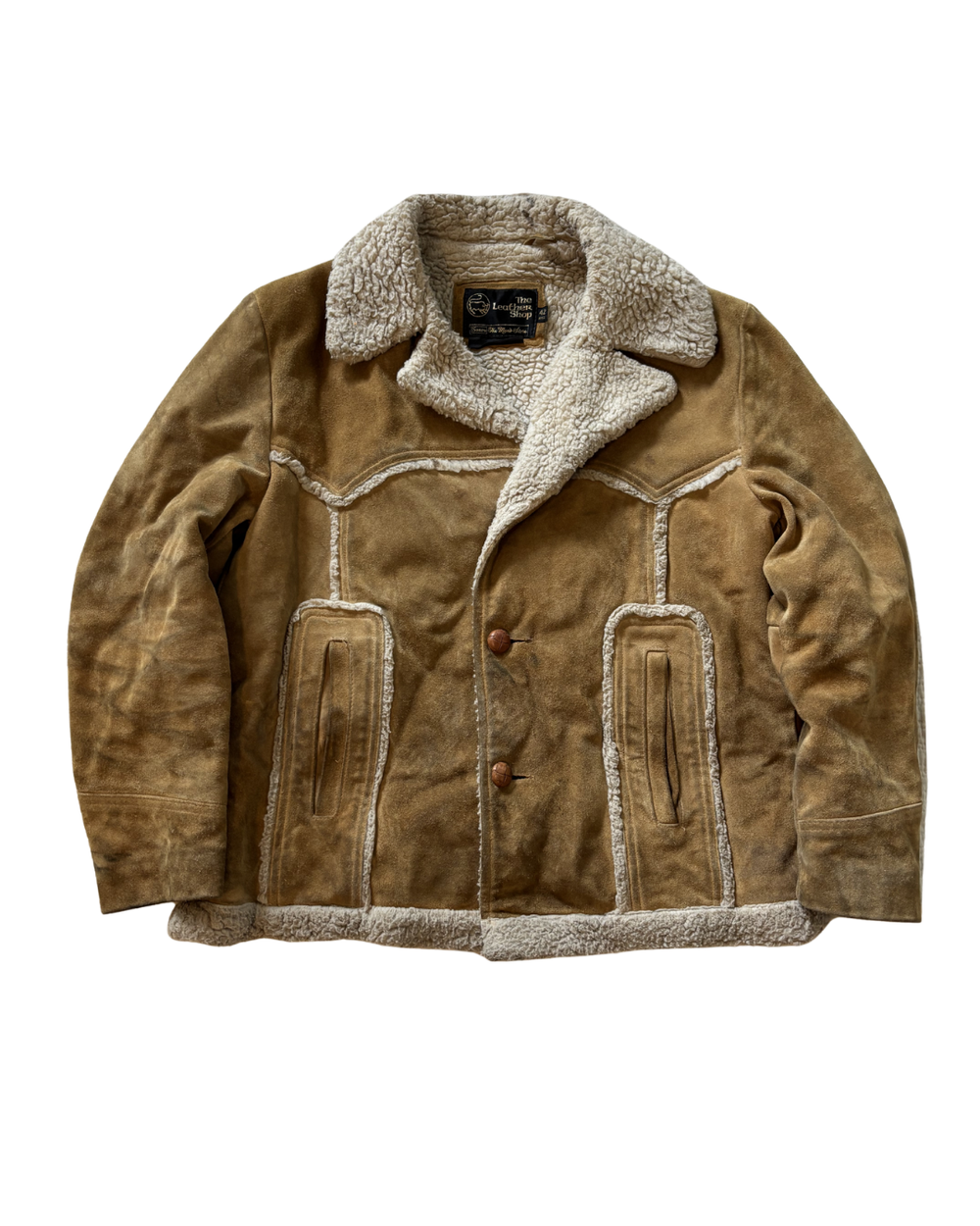 Sears Western Shearling Suede Jacket