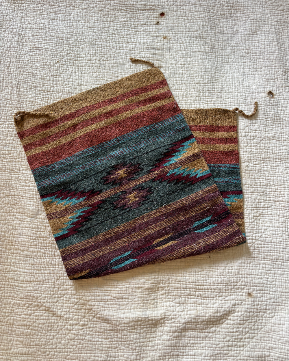 Hand Woven Wool Navajo Rug
