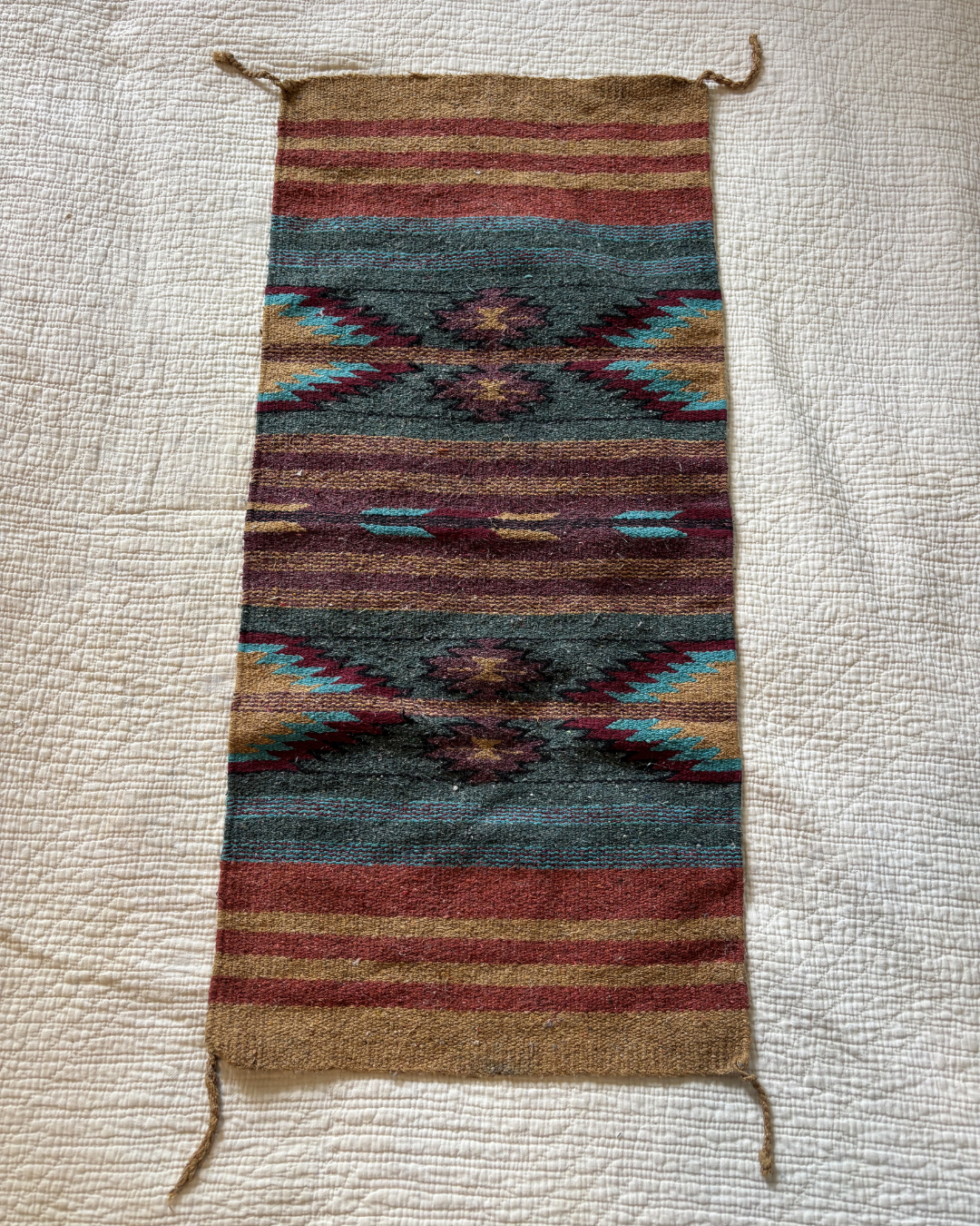 Hand Woven Wool Navajo Rug