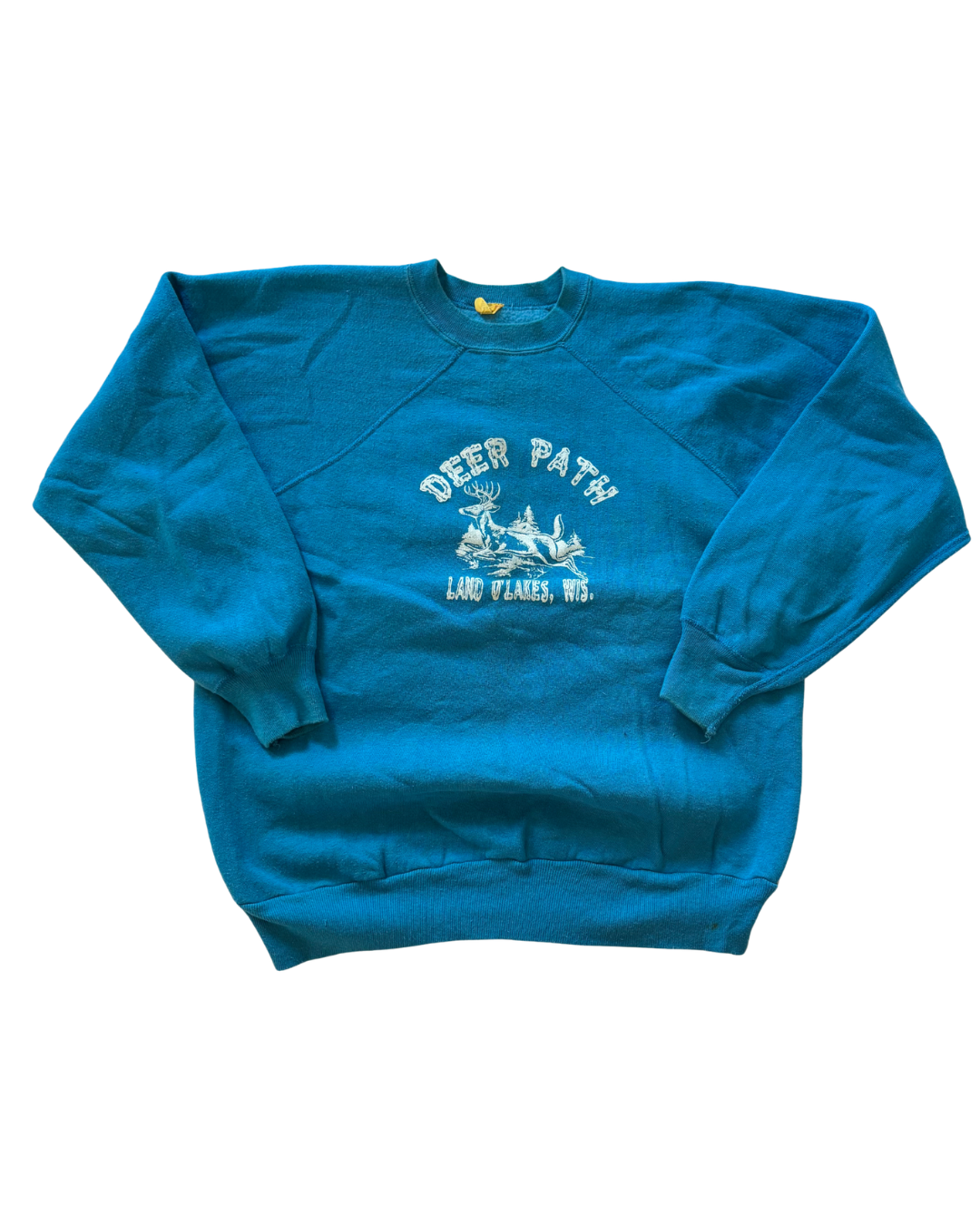 Raglan Sleeve Deer Path Sweatshirt