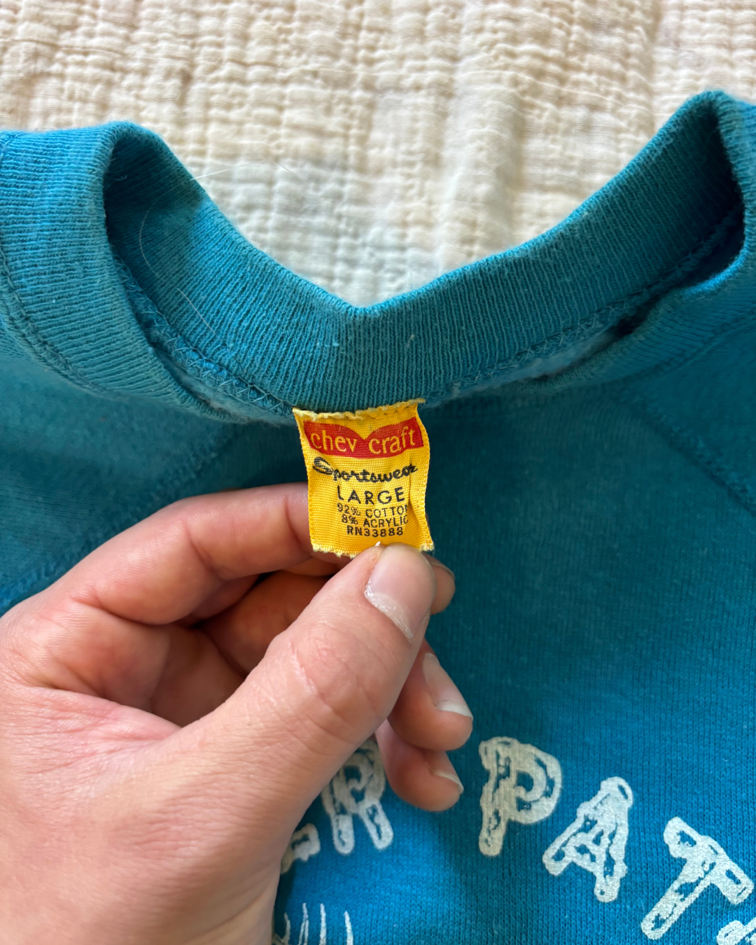 Raglan Sleeve Deer Path Sweatshirt