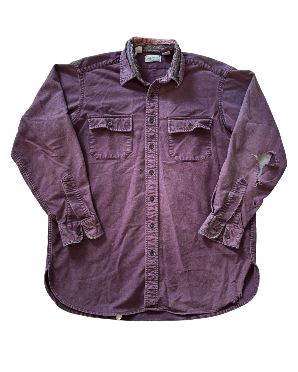 Sun Faded LL Bean Chamois Button Down