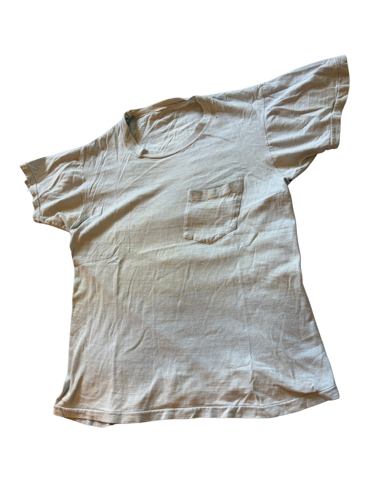 1960's Baby Blue Cotton T Shirt